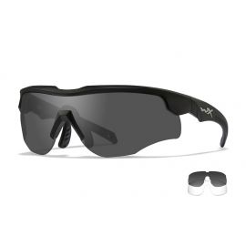 Wiley X - ROGUE Grey/Clear Matte Black Frame