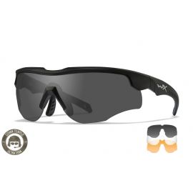 Wiley X - ROGUE COMM Grey/Clear/Rust Matte Black Frame