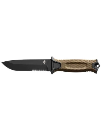 STRONGARM - BLACK, SERRATED TAKTISK KNIV