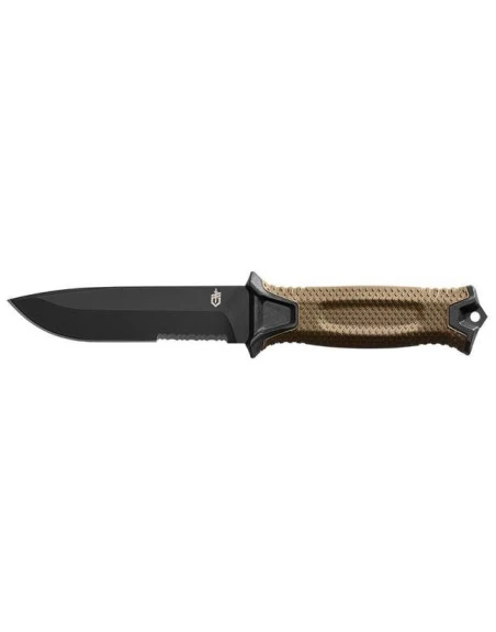 STRONGARM - BLACK, SERRATED TAKTISK KNIV