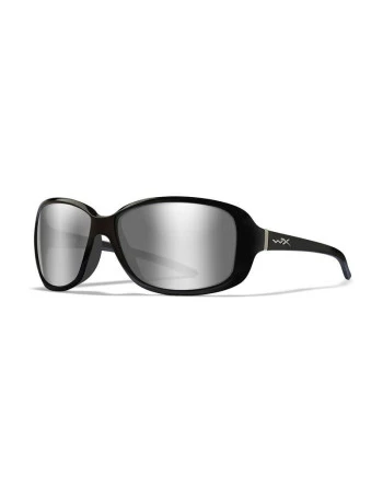 WILEY X - AFFINITY Grey Silver Flash Gloss Black Frame