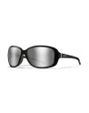 WILEY X - AFFINITY Grey Silver Flash Gloss Black Frame
