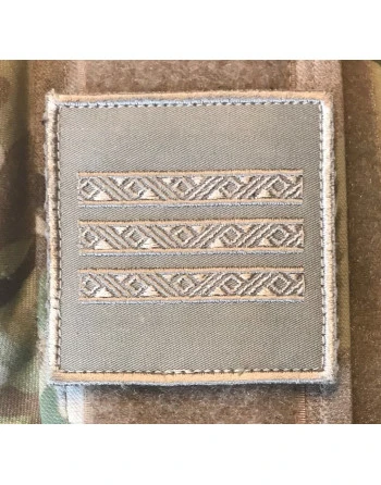 Gradstegn Overkonstabel-1, khaki på Velcro