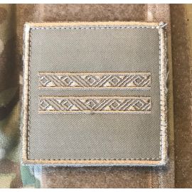 Rang Private First Class, khaki on Velcro