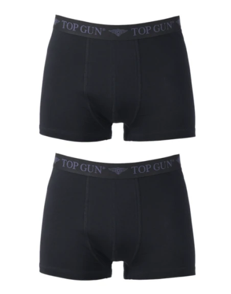 TOP GUN - Boxer Shorts, 2 pak, sort