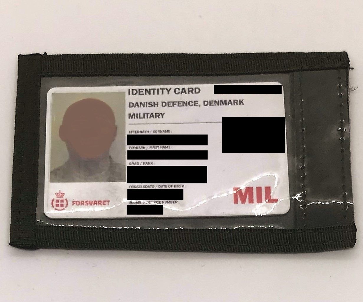 LANCER - ID-kort holder Velcro -