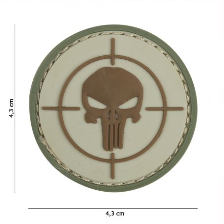 3D PATCH PUNISHER SIGHT COYOTE