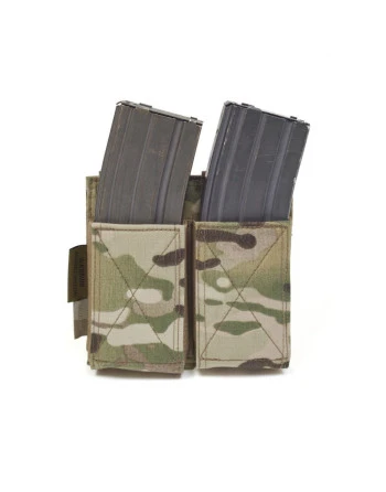 WARRIOR ASSAULT SYSTEM - Double Elastic Mag Pouch, Multicam