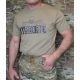 ParaWings T-shirt in MTS-Khaki, big Airborne/black Dutch wing on chest