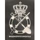 Regiment Running shirt, black with reflective regimental badge