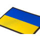Clawgear - Ukrainsk Flag, vævet på velcro