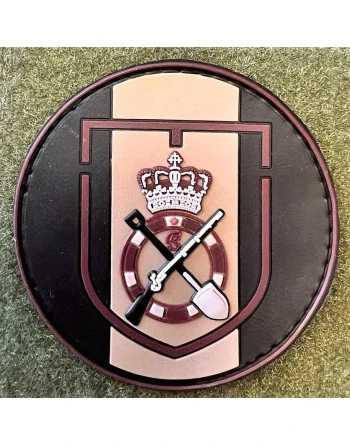 Ingeniørregimentet, Rundt, Khaki og på velcro