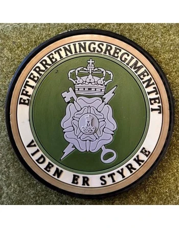 Efterretningsregimentet, Rundt, Grøn/Grå og på velcro