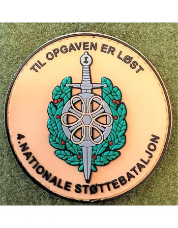 4 Nationale Støttebataljon, Rundt, Khaki og på velcro