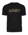 MIL-TEC - T-Shirt "ARMY" PT - Black and Olive print