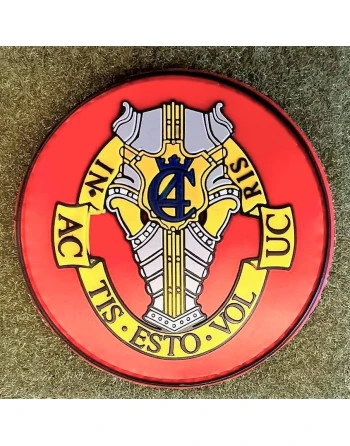 Gardehusarregimentet, PVC - Rundt, Farver, på velcro