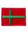 Bornholmsk Flag - på velcro, stor