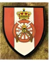 Trænregimentet, skjold, PVC mærke på velcro