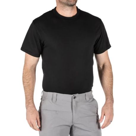 5.11 Tactical Utili-T Crew-Neck T-shirt, 3 stk. Sort, Str. XL
