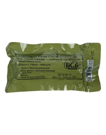 BCB - Combat First Aid, Field Dressing, Standard, Grøn