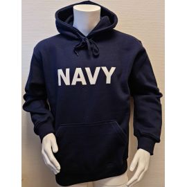 Lancer - Hoodie, Navy Blue, NAVY on front
