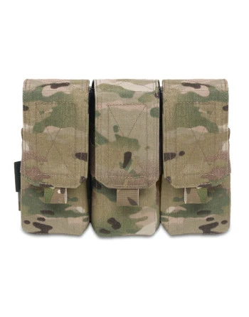 Warrior Assault Systems - Triple M4 5,56 mm Double MAG Pouch, Multicam
