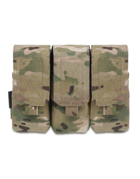 Warrior Assault Systems - Triple M4 5,56 mm Double MAG Pouch, Multicam