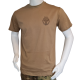 LANCER - T-shirt, MTS-Khaki m. Gardehusarregimentets Regimentsmærke