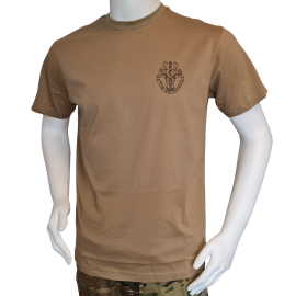 LANCER - T-shirt, MTS-Khaki m. Gardehusarregimentets Regimentsmærke