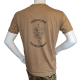 LANCER - T-shirt, MTS-Khaki m. Slesvigske Fodregiments Regimentsmærke