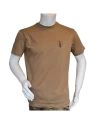 LANCER - T-shirt, MTS-Khaki m. Danske Artilleriregiments Regimentsmærke