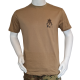 LANCER - T-shirt, MTS-Khaki m. Ingeniørregimentets Regimentsmærke