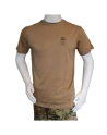LANCER T-shirt i MTS-Khaki, m. Efterretningsregimentets Regimentsmærke trykt på brystet