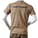 RAVEN - T-shirt, MTS-khaki - med FUNKTION tryk på ryg