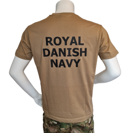 LANCER - T-shirt, MTS-khaki - med ROYAL DANISH NAVY try