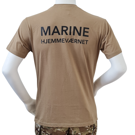 RAVEN - T-shirt, MTS-khaki - med MARINEHJEMMEVÆRNET Print