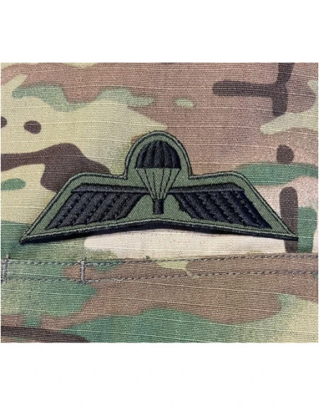 Hollandsk Faldskærmsvinge, Sort/oliven