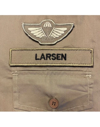 DFU Faldskærmsvinge, Stryes på, Khaki/MTS-Khaki