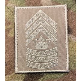 Rang Sergeant-in-Chief, khaki on Velcro