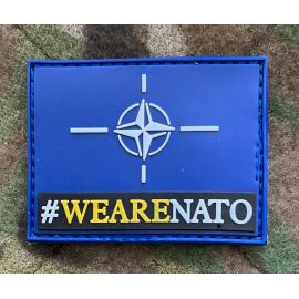 NATO Flag - WEARENATO, PVC med Velcro (6,5x5cm)