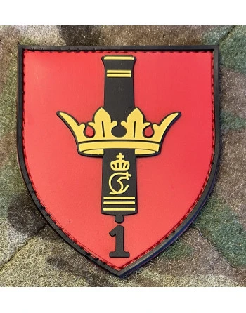 1. Artilleriafdeling, Skjold, PVC mærke på velcro