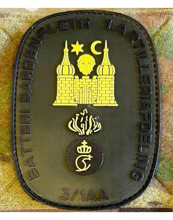 Batteri Bardenfleth - 1 AA, Ovalt (Retro), PVC mærke på velcro