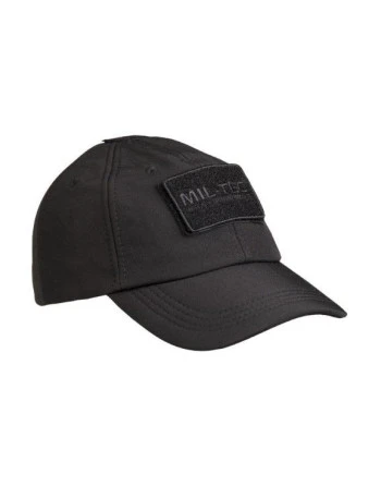 MIL-TEC - Softshell Baseball Cap, Sort