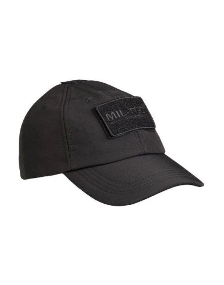MIL-TEC - Softshell Baseball Cap, Sort