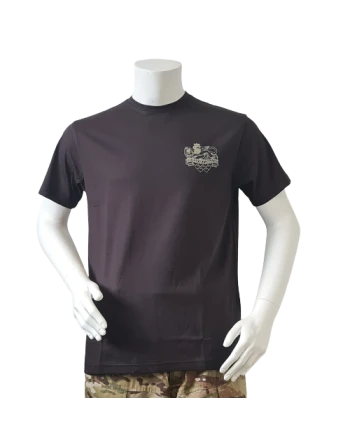 LANCER - T-shirt, Sort m. Jydske Dragonregiments Regimentsmærke