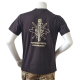 LANCER T-shirt i MTS-Khaki, m. Føringsstøtteregimentets Regimentsmærke trykt på brystet.