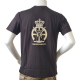 LANCER T-shirt, Sort m. Trænregimentets Regimentsmærke trykt på brystet