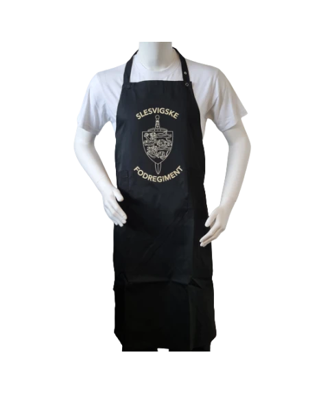 Forklæde m. Slesvigske Fodregiments regimentsmærke