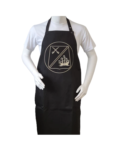 Forklæde m. 4. Marineeskadrons enhedsmærke