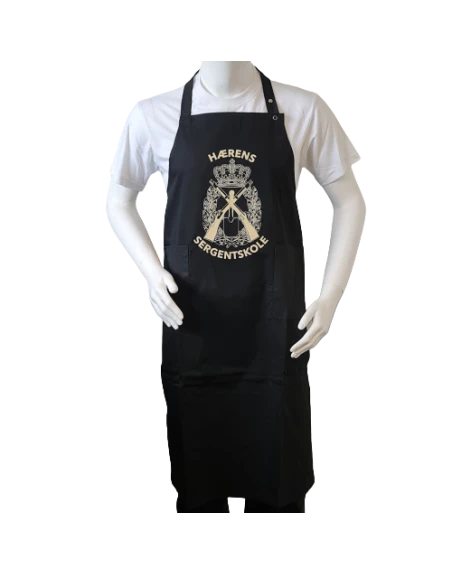 Forklæde m. Hærens Sergentskoles enhedsmærke